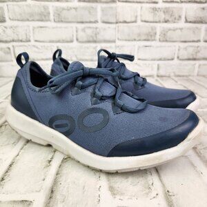 OOfos OOmg Sport LS Low Men's Size 10 Blue Slip On Comfort Recovery Shoe